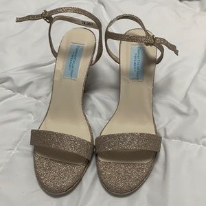 Sparkly Champagne heels